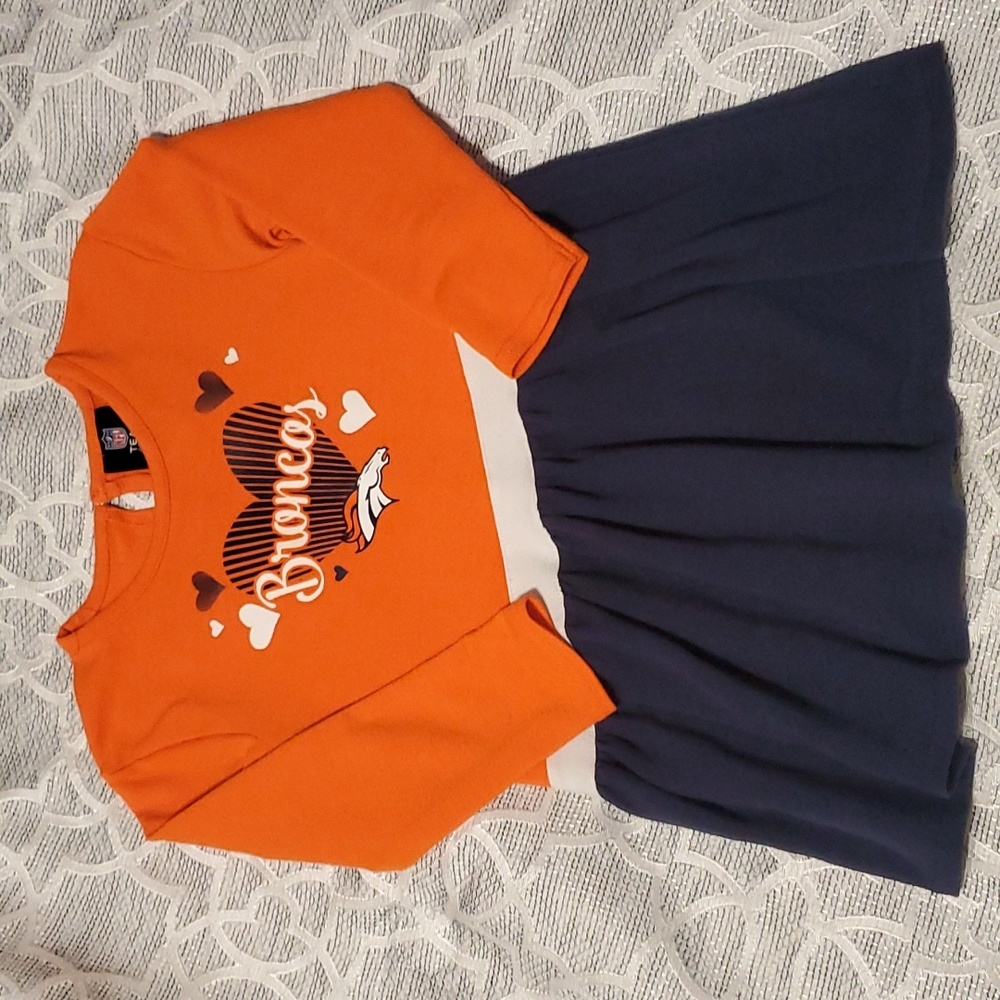 3T girls Broncos dress